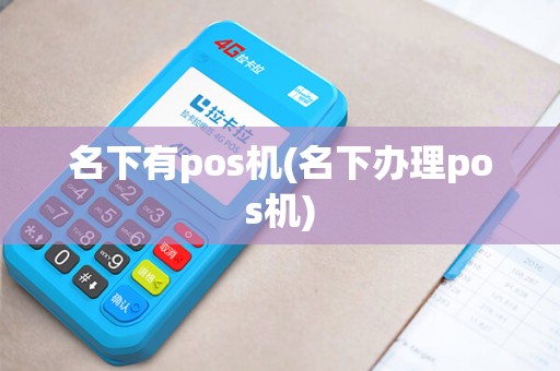 名下有pos机(名下办理pos机)