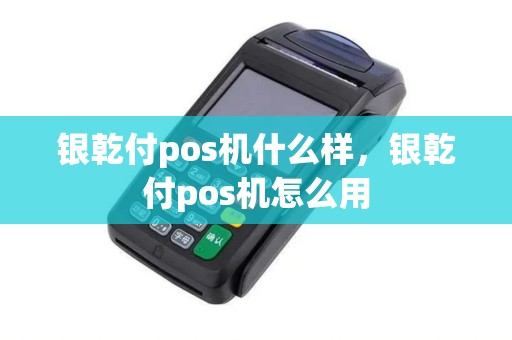 银乾付pos机什么样，银乾付pos机怎么用