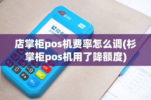 店掌柜pos机费率怎么调(杉掌柜pos机用了降额度)