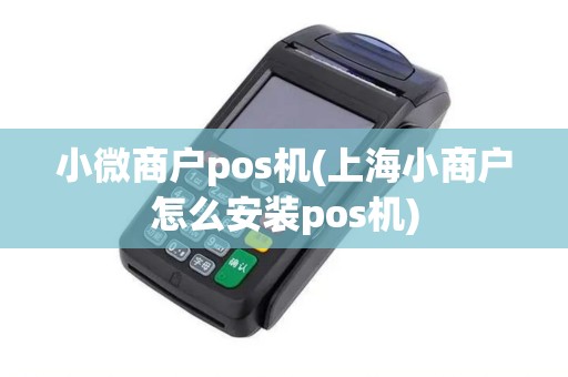 小微商户pos机(上海小商户怎么安装pos机)