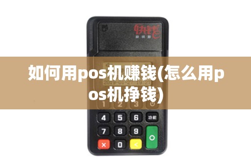 如何用pos机赚钱(怎么用pos机挣钱)
