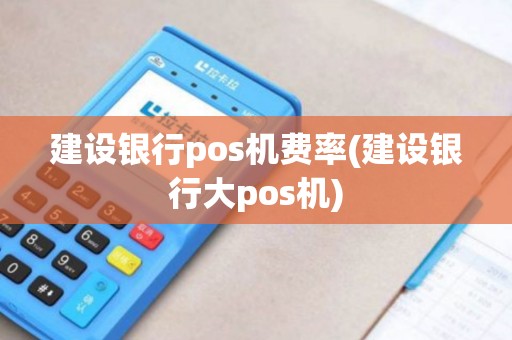 建设银行pos机费率(建设银行大pos机)