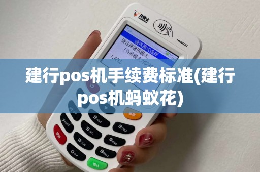 建行pos机手续费标准(建行pos机蚂蚁花)