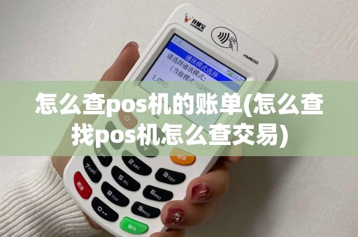 怎么查pos机的账单(怎么查找pos机怎么查交易)