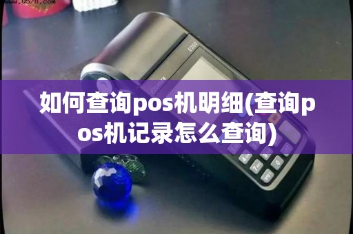 如何查询pos机明细(查询pos机记录怎么查询)