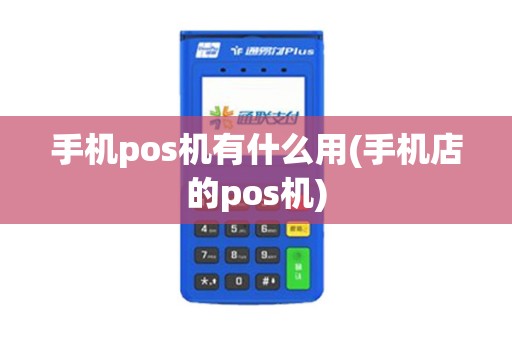 手机pos机有什么用(手机店的pos机)