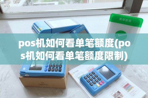 pos机如何看单笔额度(pos机如何看单笔额度限制)