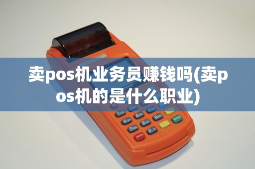 卖pos机业务员赚钱吗(卖pos机的是什么职业)