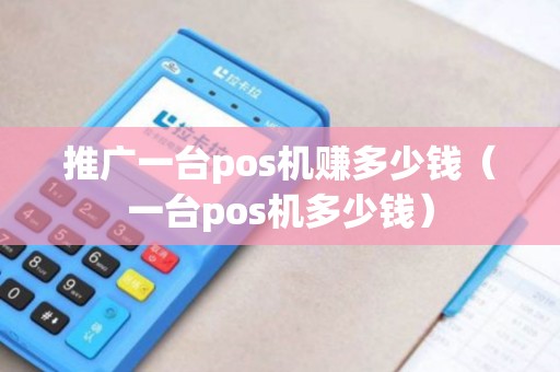 推广一台pos机赚多少钱（一台pos机多少钱）