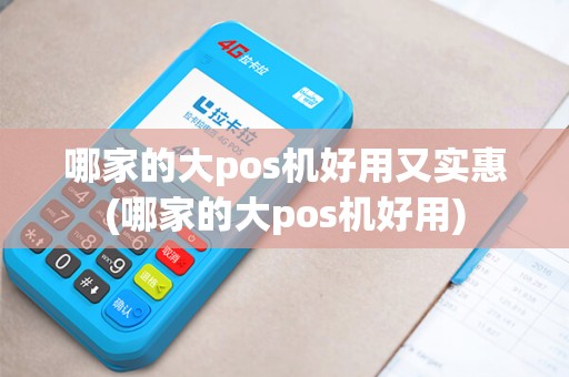 哪家的大pos机好用又实惠(哪家的大pos机好用)