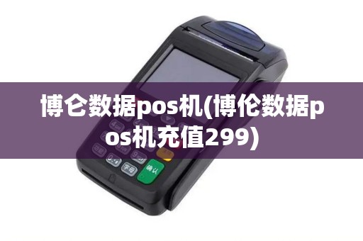 博仑数据pos机(博伦数据pos机充值299)