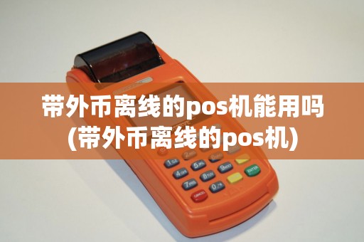 带外币离线的pos机能用吗(带外币离线的pos机)