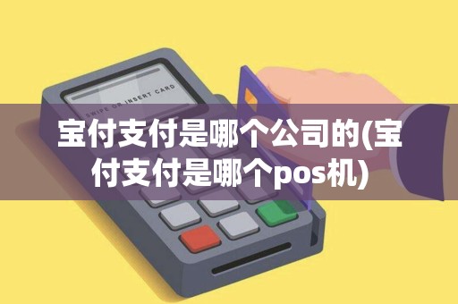 宝付支付是哪个公司的(宝付支付是哪个pos机)