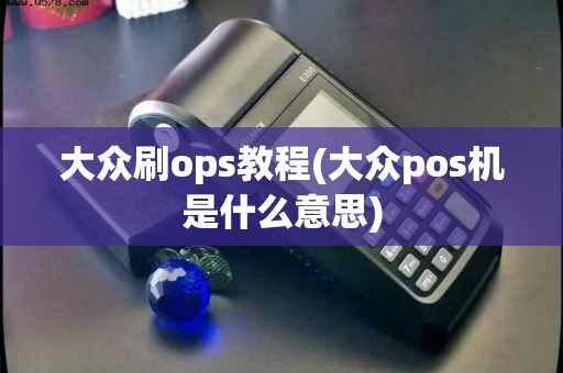 大众刷ops教程(大众pos机是什么意思)