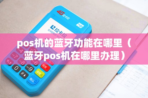 pos机的蓝牙功能在哪里（蓝牙pos机在哪里办理）