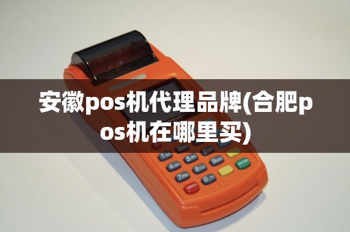 安徽pos机代理品牌(合肥pos机在哪里买)