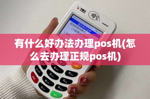 有什么好办法办理pos机(怎么去办理正规pos机)