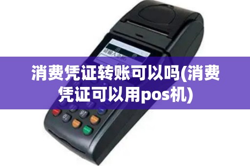 消费凭证转账可以吗(消费凭证可以用pos机)