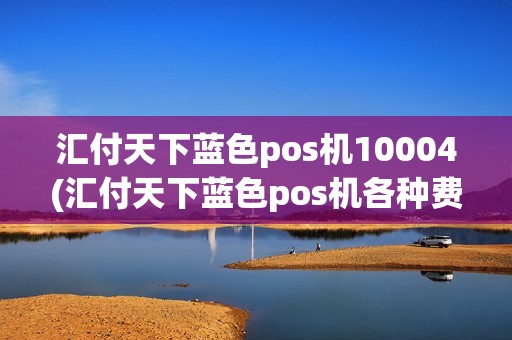 汇付天下蓝色pos机10004(汇付天下蓝色pos机各种费率)