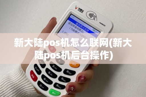 新大陆pos机怎么联网(新大陆pos机后台操作)