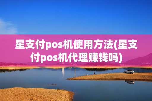 星支付pos机使用方法(星支付pos机代理赚钱吗)
