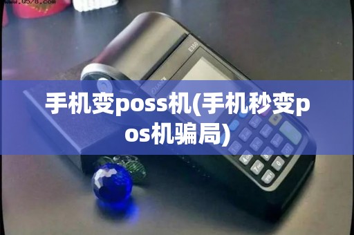 手机变poss机(手机秒变pos机骗局)