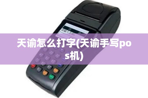天谕怎么打字(天谕手写pos机)