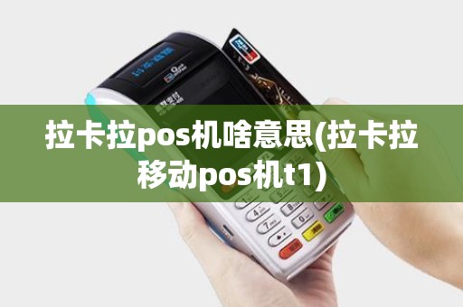 拉卡拉pos机啥意思(拉卡拉移动pos机t1)