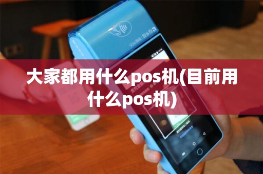 大家都用什么pos机(目前用什么pos机)