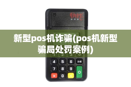新型pos机诈骗(pos机新型骗局处罚案例)
