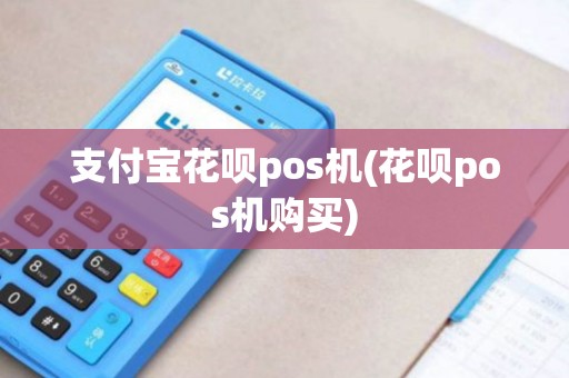 支付宝花呗pos机(花呗pos机购买)