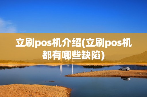立刷pos机介绍(立刷pos机都有哪些缺陷)