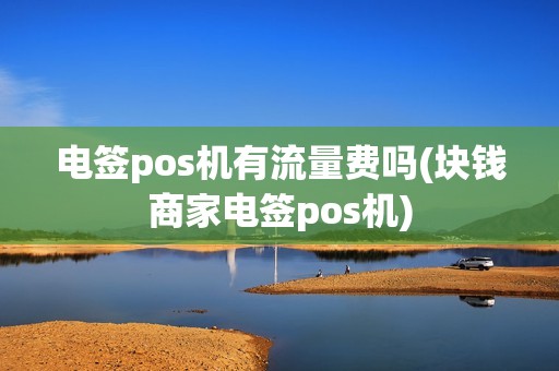电签pos机有流量费吗(块钱商家电签pos机)