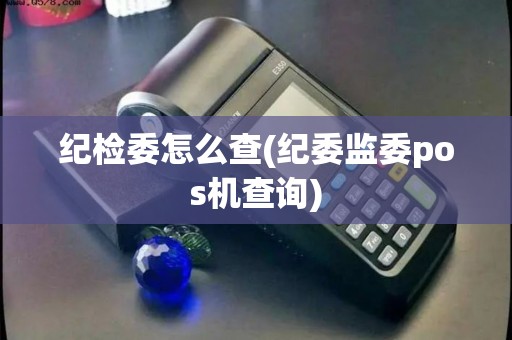 纪检委怎么查(纪委监委pos机查询)