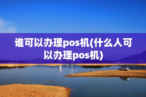 谁可以办理pos机(什么人可以办理pos机)
