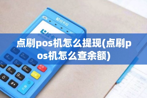 点刷pos机怎么提现(点刷pos机怎么查余额)