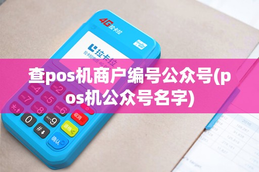 查pos机商户编号公众号(pos机公众号名字)