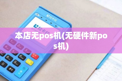 本店无pos机(无硬件新pos机)