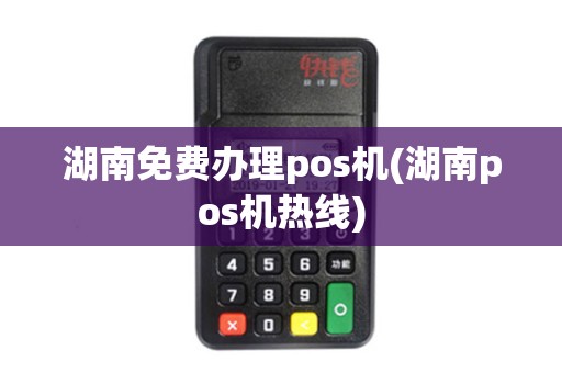 湖南免费办理pos机(湖南pos机热线)