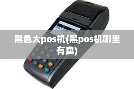 黑色大pos机(黑pos机哪里有卖)