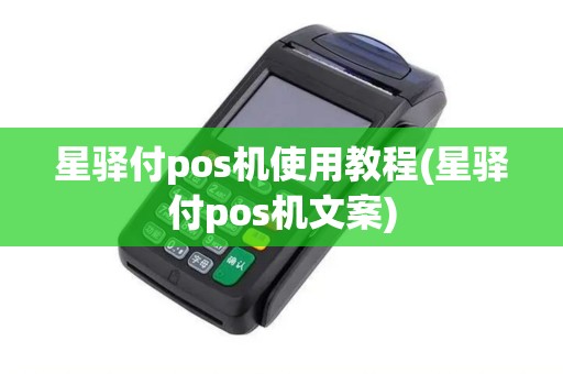 星驿付pos机使用教程(星驿付pos机文案)