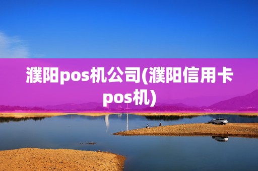 濮阳pos机公司(濮阳信用卡pos机)