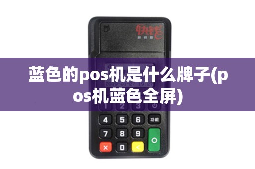 蓝色的pos机是什么牌子(pos机蓝色全屏)