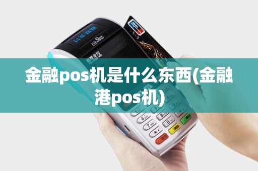 金融pos机是什么东西(金融港pos机)