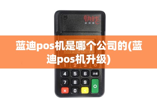 蓝迪pos机是哪个公司的(蓝迪pos机升级)