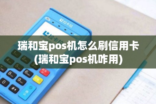 瑞和宝pos机怎么刷信用卡(瑞和宝pos机咋用)