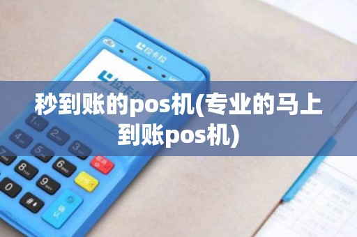 秒到账的pos机(专业的马上到账pos机)
