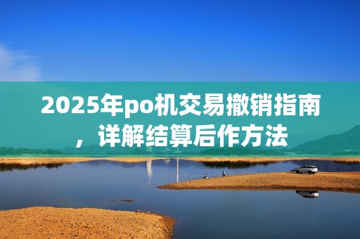 2025年po机交易撤销指南，详解结算后作方法