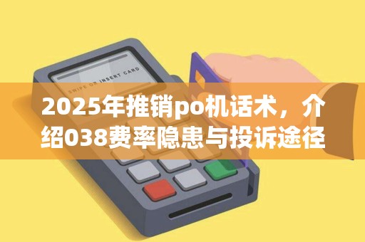 2025年推销po机话术，介绍038费率隐患与投诉途径