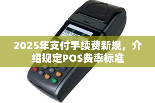 2025年支付手续费新规，介绍规定POS费率标准
